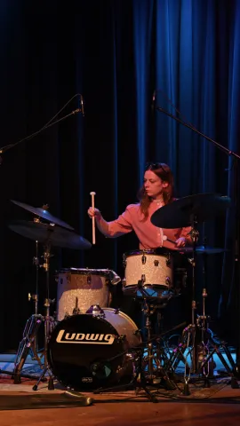 Jen Playing Drums